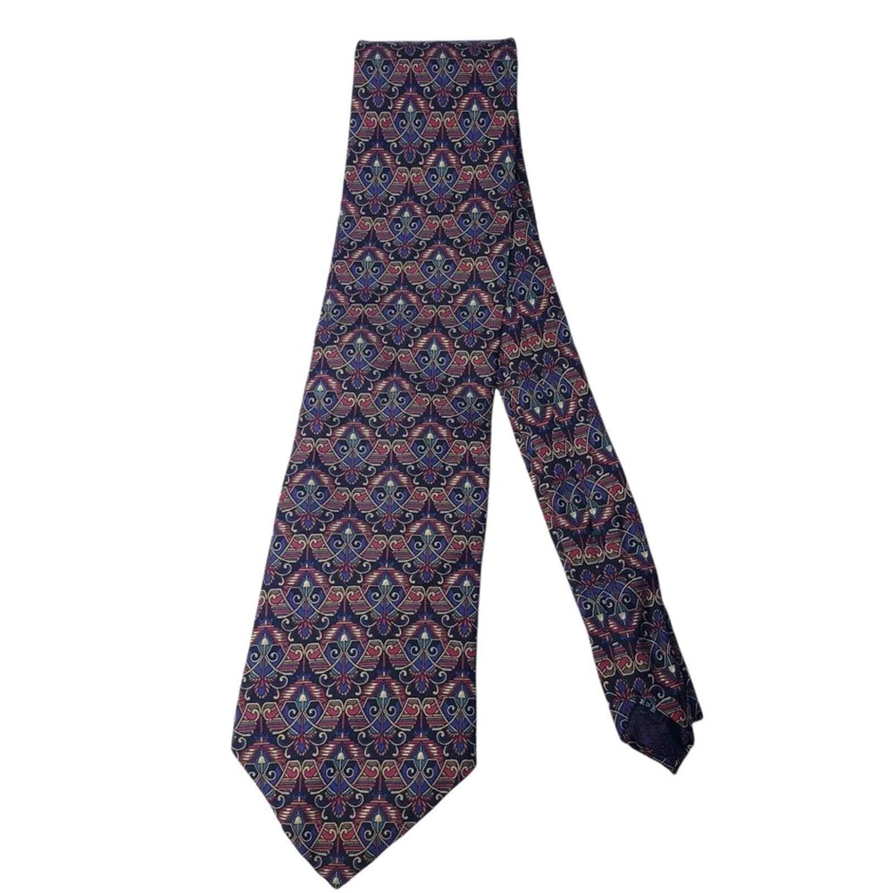 Christian‎ Dior 100% Silk Abstract Pattern Tie Made in USA